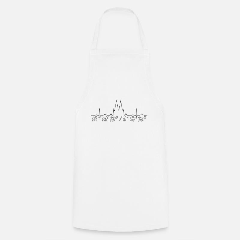 Cologne 3 - Tablier de cuisine - blanc