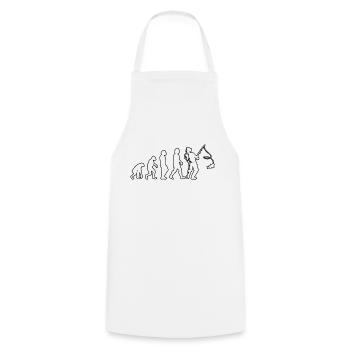 Fishing Fishing Angler Fishing Hook - Cooking Apron - white - Front - AI Model Male 185 dark (185cm)