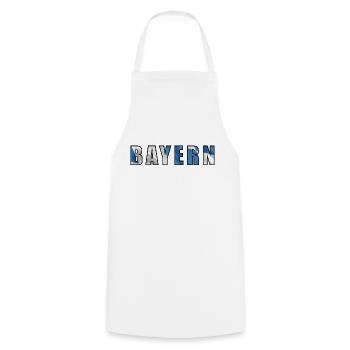 Bavière _ 01 - Tablier de cuisine - blanc - Devant - AI Model Male 185 dark (185cm)