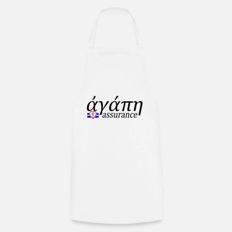 AGAPE - Tablier de cuisine - blanc