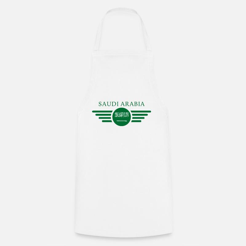 Saudi Arabia Desert Magic Style Design T-Shirt - Cooking Apron - white