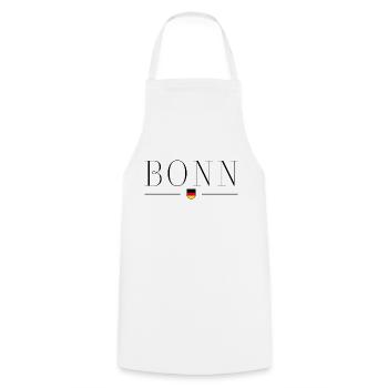 Bonn, Allemagne T-Shirt Design de Style Élégance - Tablier de cuisine - blanc - Devant - AI Model Male 185 dark (185cm)