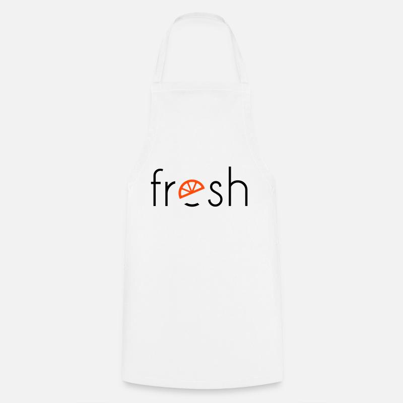 fresh - 2 Farben - Kochschürze - Weiß