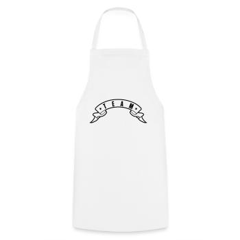 Team - Cooking Apron - white - Front - AI Model Male 185 dark (185cm)