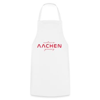 Aachen T-Shirt – Perfect for Fans & Lovers - Cooking Apron - white - Front - AI Model Male 185 dark (185cm)