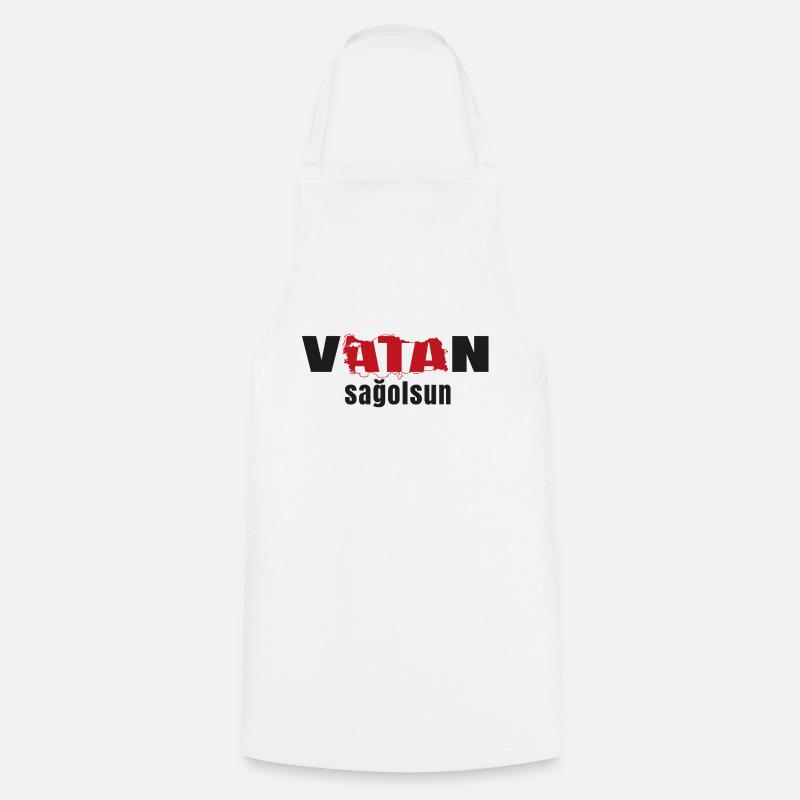 vatan sagolsun v5 - Kochschürze - Weiß