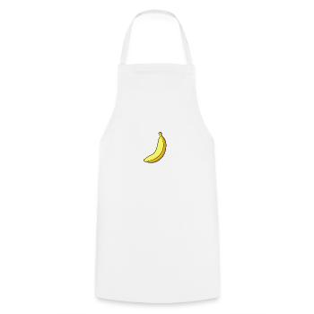 Banana Banane - Kochschürze - Weiß - Vorne - AI Model Male 185 dark (185cm)