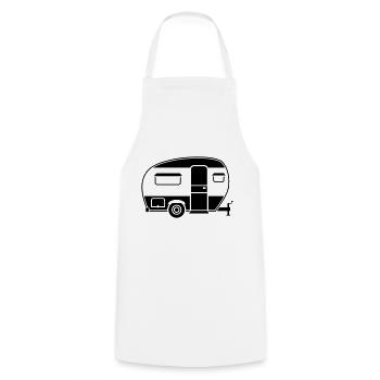 Caravane - Tablier de cuisine - blanc - Devant - AI Model Male 185 dark (185cm)