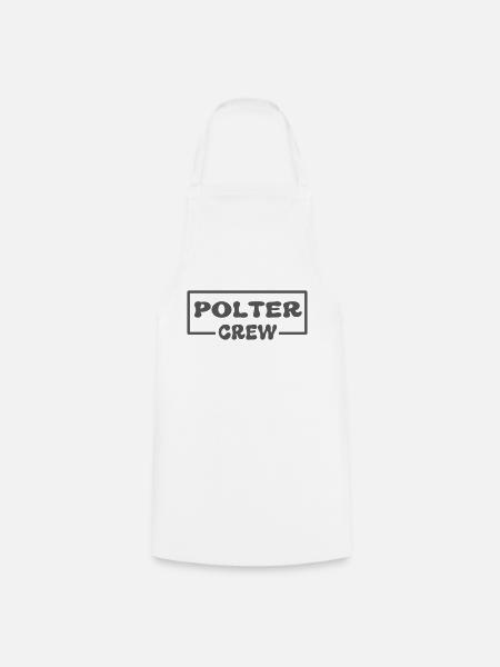 Polter Crew - Kochschürze - Weiß