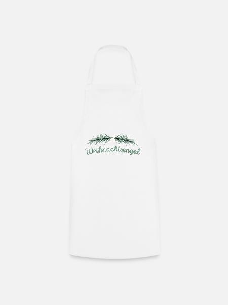 Weihnachtsengel - Weihnachtsdesign - Kochschürze - Weiß