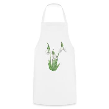Perce-neige - Tablier de cuisine - blanc - Devant - AI Model Male 185 dark (185cm)