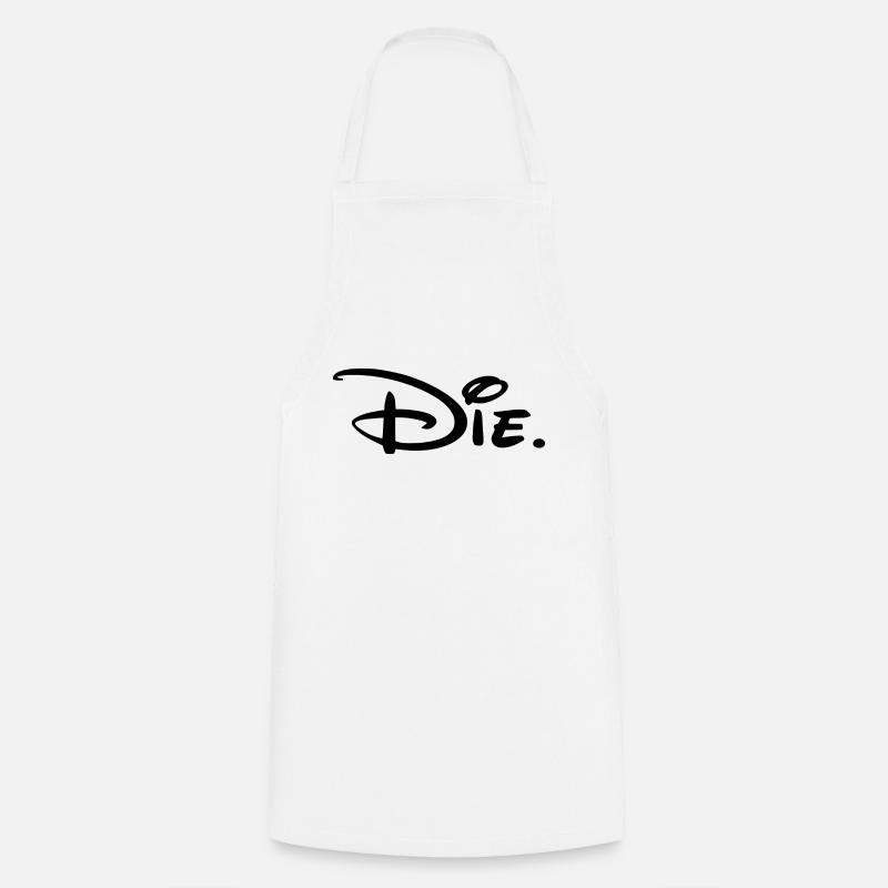 Die - Cooking Apron - white