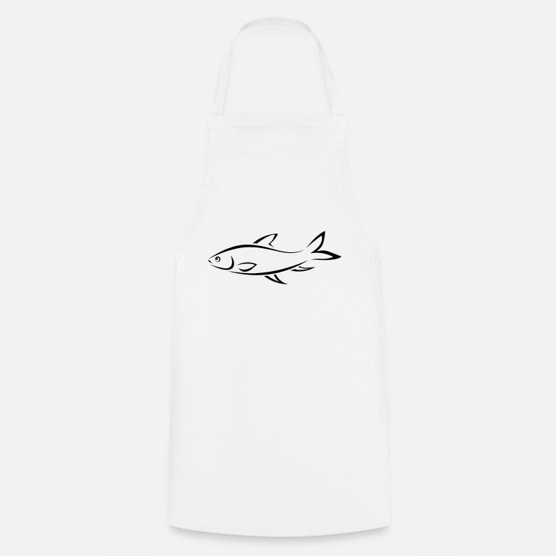 fish319 - Tablier de cuisine - blanc