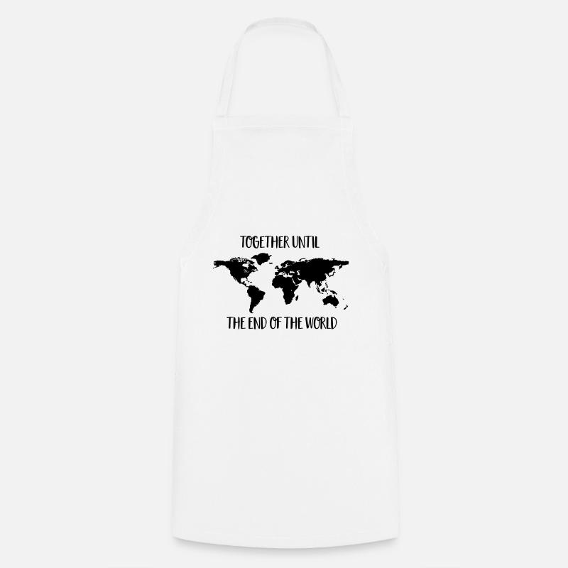 Tour du monde - Tablier de cuisine - blanc