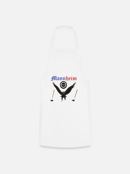 Mannheim Fan Design - Kochschürze - Weiß