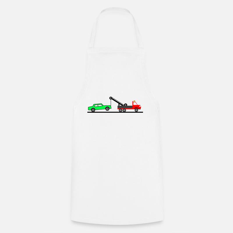 Carro attrezzi - Grembiule da cucina - bianco