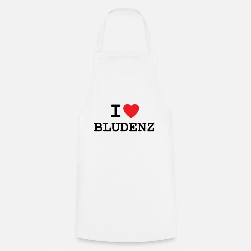I love Bludenz - Ich liebe Bludenz Shirt - Kochschürze - Weiß