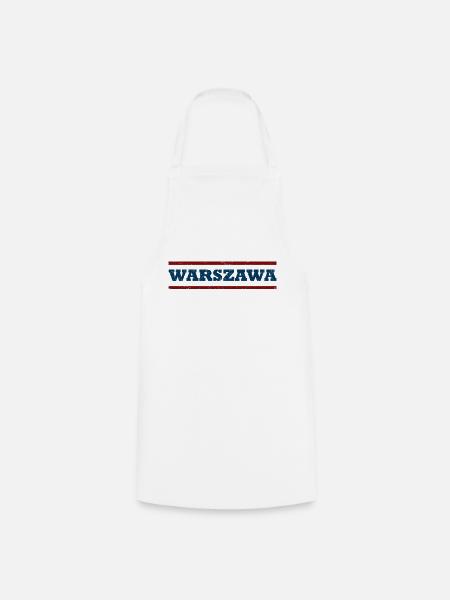 Warschau - Kochschürze - Weiß