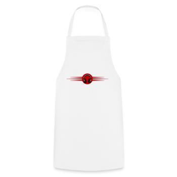 Casque Musique - Tablier de cuisine - blanc - Devant - AI Model Male 185 dark (185cm)