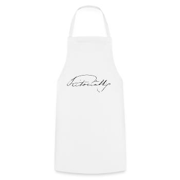 Queen Victoria Signature - Cooking Apron - white - Front - AI Model Male 185 dark (185cm)