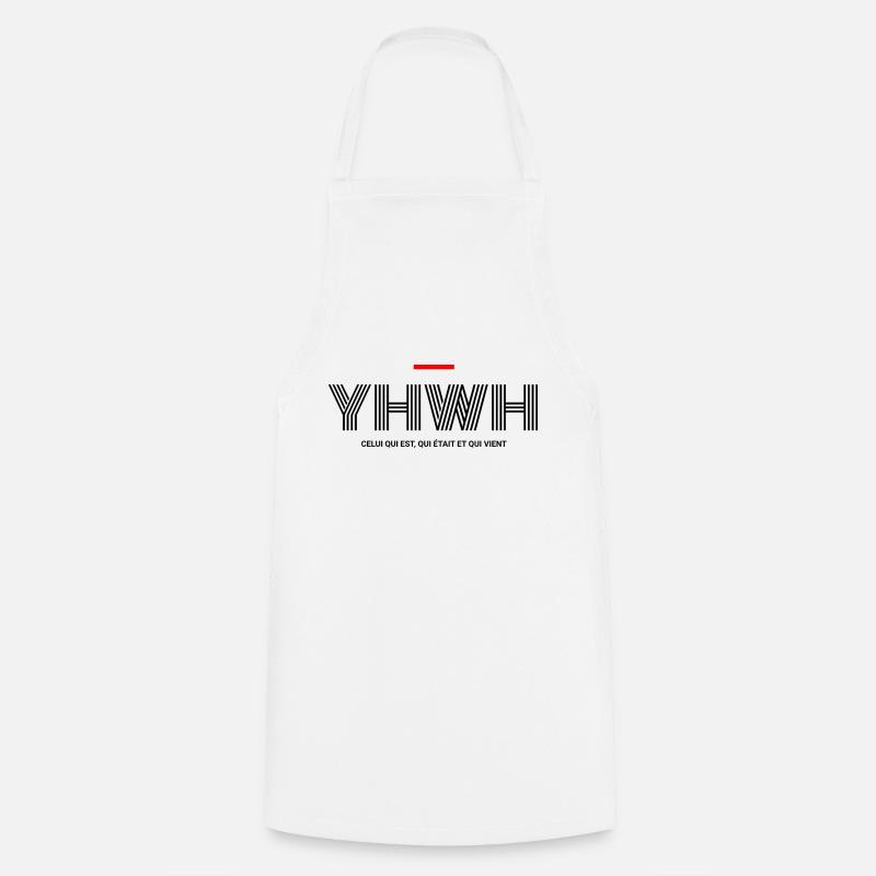 YHWH - Tablier de cuisine - blanc