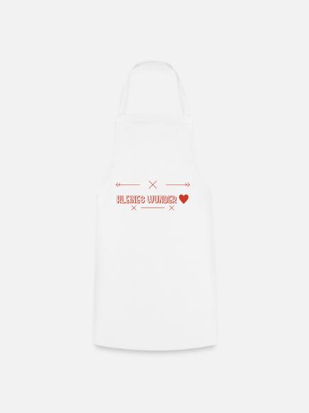 Babysprüche Geschenkidee - Kochschürze - Weiß