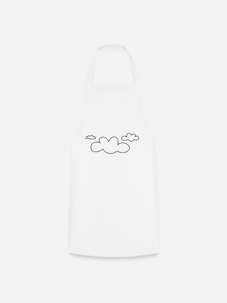open_clouds - Kochschürze - Weiß