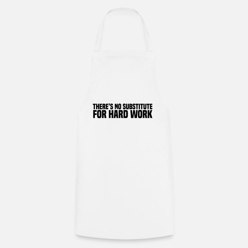 Hard Work - Kochschürze - Weiß