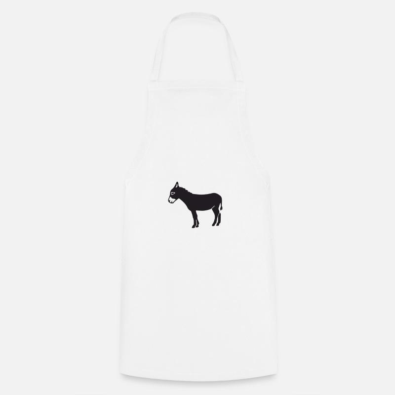 DONKEY - Cooking Apron - white