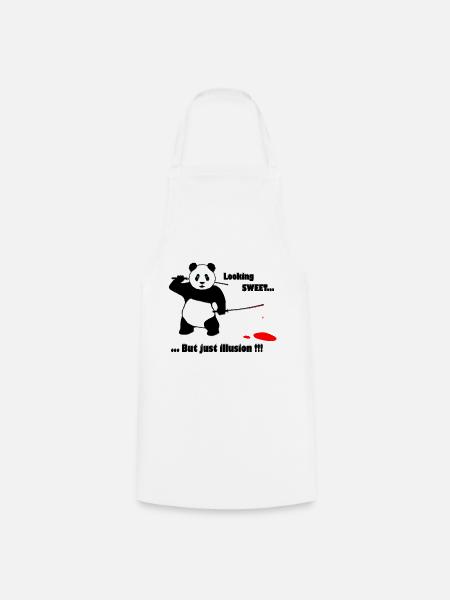 Ninja Panda - Kochschürze - Weiß