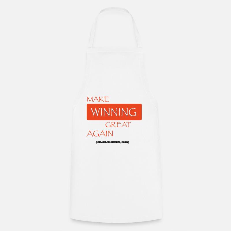 Gagnant - Tablier de cuisine - blanc