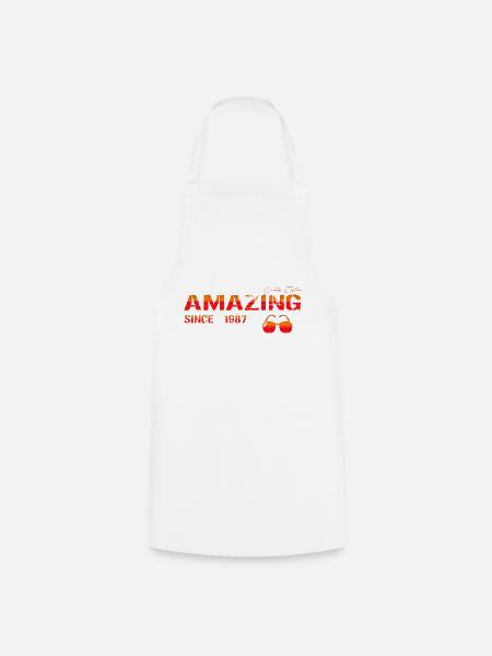 Amazing since 1987 - Kochschürze - Weiß