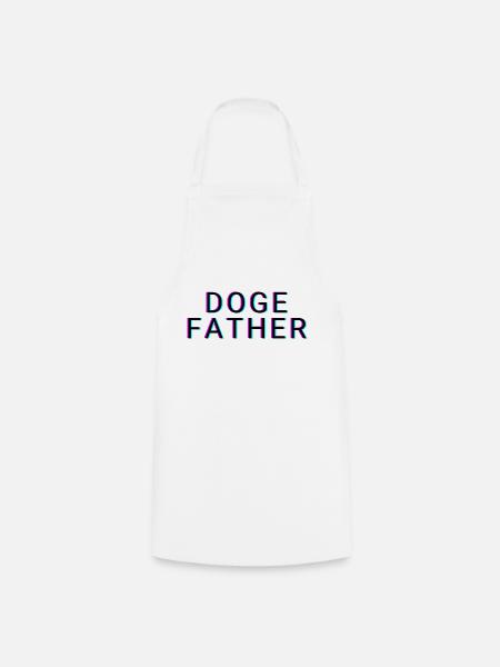 DOGE-VATER - Kochschürze - Weiß