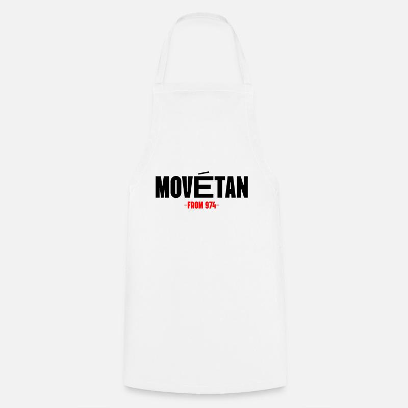 Movetan - Tablier de cuisine - blanc
