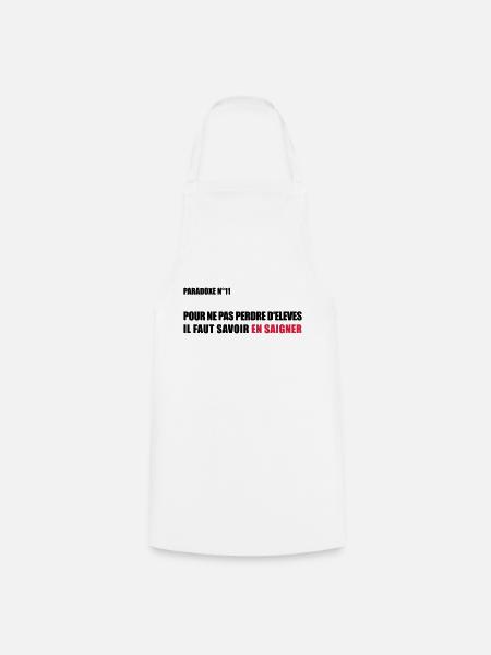 PARADOXE EN SAIGNANT - Tablier de cuisine - blanc