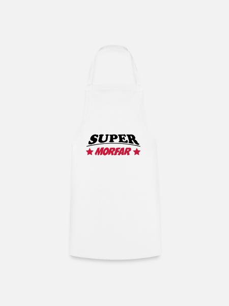 Super morfar 111 - Cooking Apron - white
