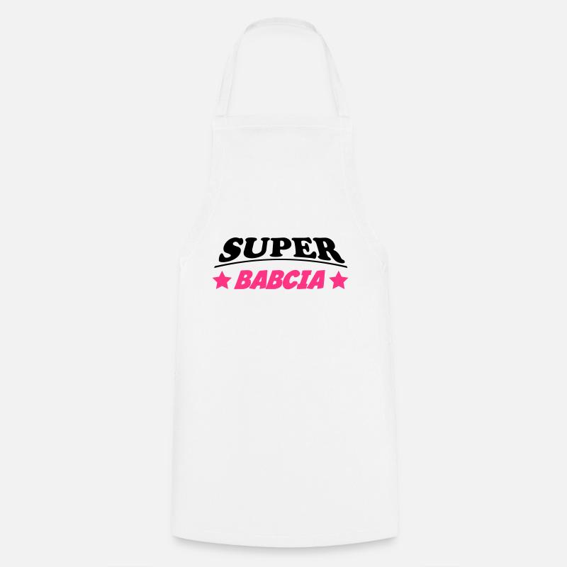 Super babcia - Cooking Apron - white