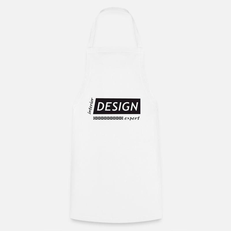 Expert en design d’intérieur - Tablier de cuisine - blanc