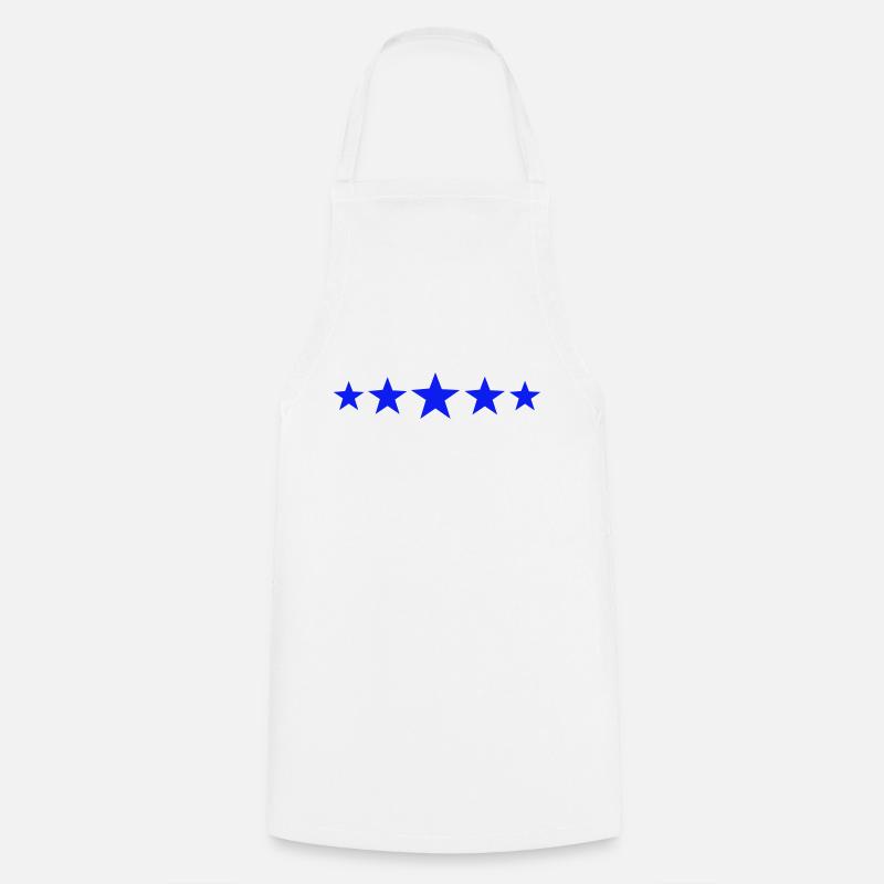 Stars - Cooking Apron - white