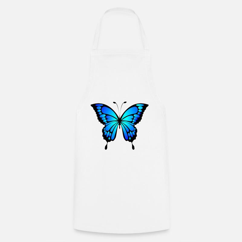 Butterfly - Tablier de cuisine - blanc