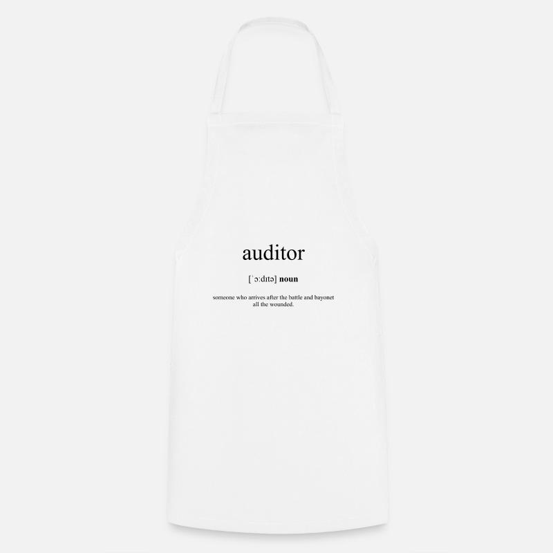 Auditor (Wirtschaftsprüfer) Definition Ordbog - Forklæde - hvid