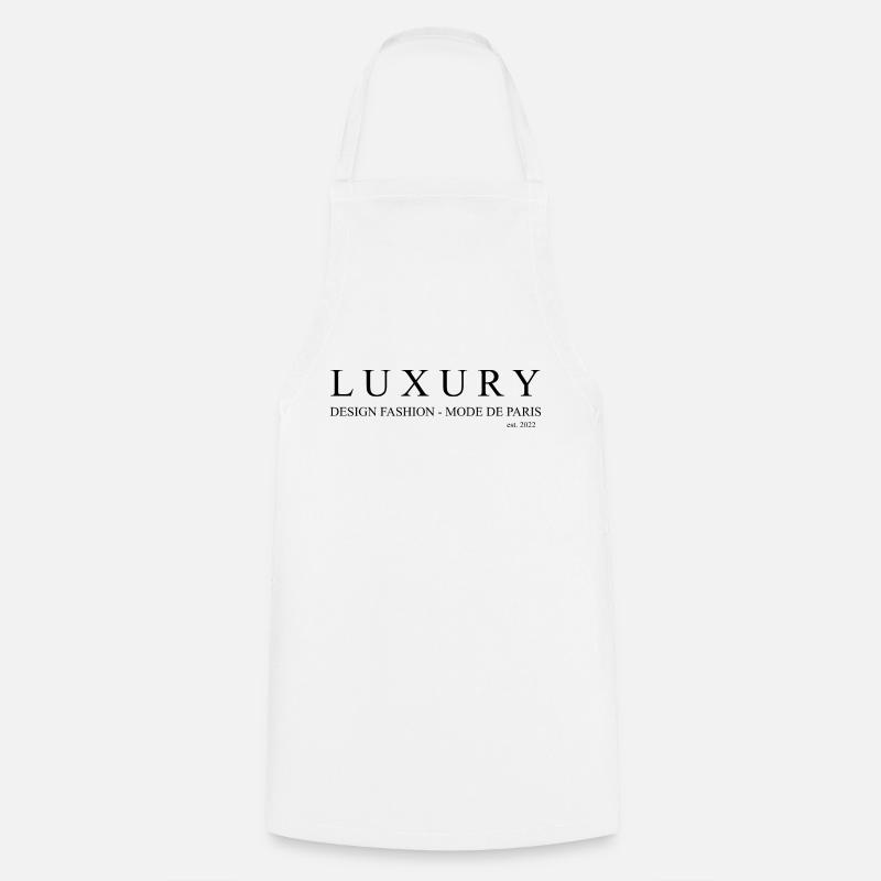 LUXE DE PARIS - Tablier de cuisine - blanc