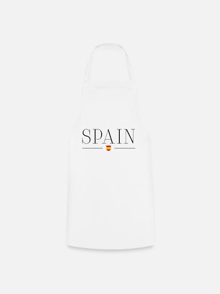 Espagne - Tablier de cuisine - blanc