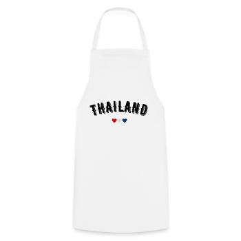 Thaïlande - Tablier de cuisine - blanc - Devant - AI Model Male 185 dark (185cm)