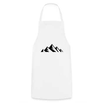 Biking Running Marathon Triathlon Bike - Cooking Apron - white - Front - AI Model Male 185 dark (185cm)