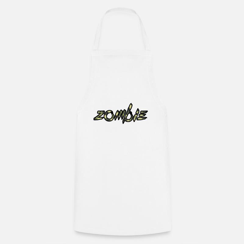 zombi - Tablier de cuisine - blanc