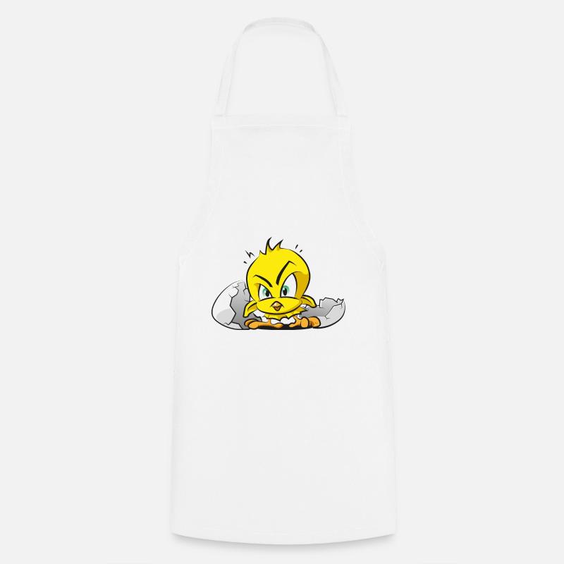 Méchant poussin - Tablier de cuisine - blanc