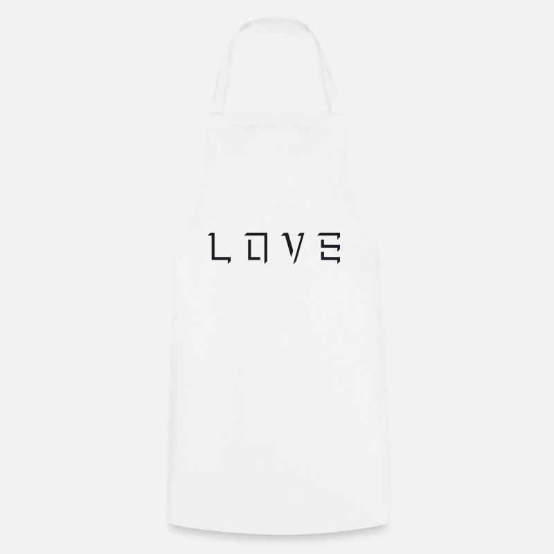 AMOUR - Tablier de cuisine - blanc