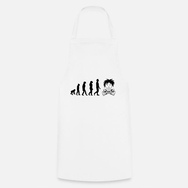 evolution gamer - Tablier de cuisine - blanc