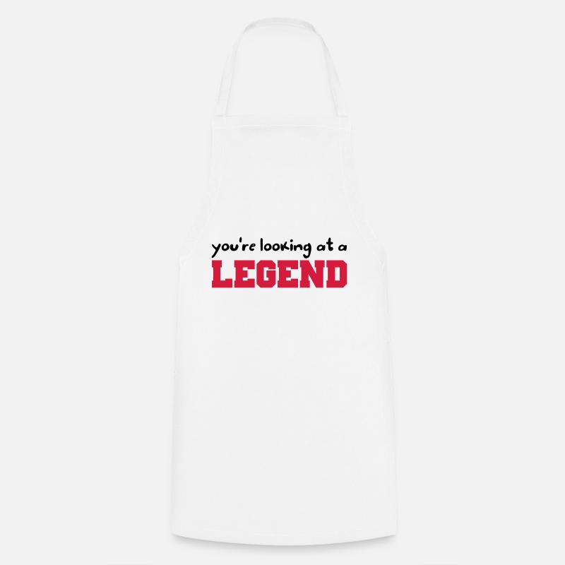 Legend - Cooking Apron - white
